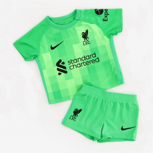 Trikot Liverpool Fc Stadium Torwart Kinder 2021-2022 Günstige Fußballtrikots